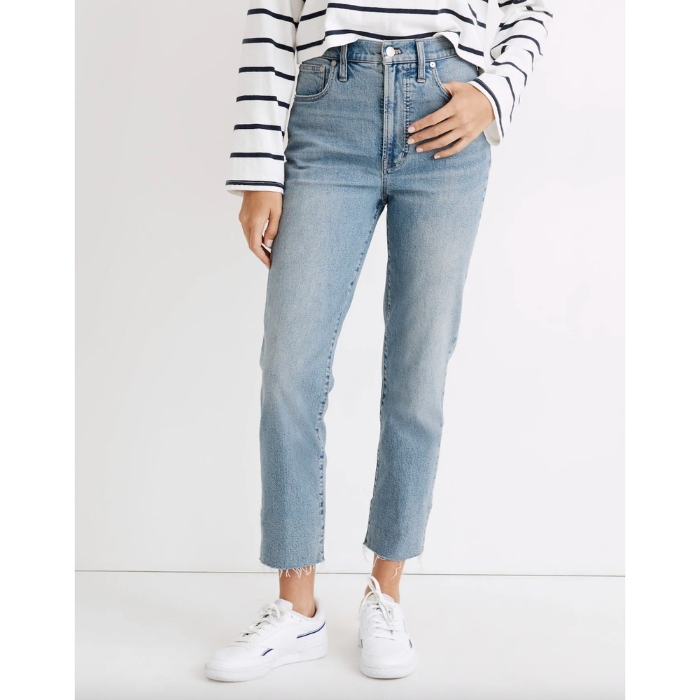 Madewell The Perfect Vintage‎ Jean in Ellicott Wash Boho Indie Festival Jeans 25